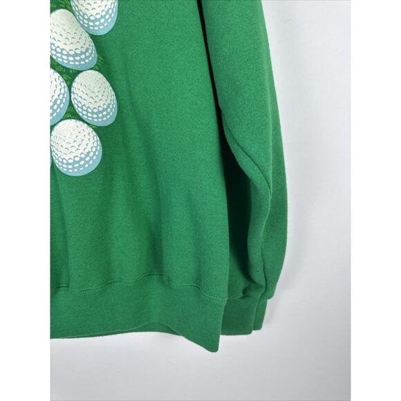 Vintage Lee “It Takes A Lot Of Balls To Play Golf The Way I Do” Crewneck Sz L - Picture 5 of 16
